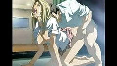 Man fucks insane blonde girl and cum in all her holes hentai