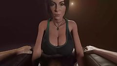 Lara Croft – Titjob and Blowjob