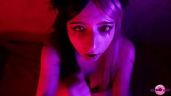 Horny Succubus Blowjob and Cum Swallow