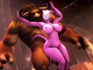 Sexy Draenei Compilation of Amazing 3D Scenes