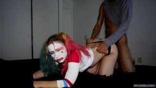 SLIM THICK PERFECT BODY PAWG HARLEY QUINN FUCKED & CREAMPIED BY BBC PT.2