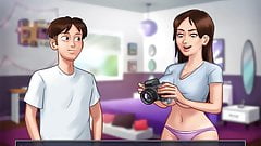 Summertime Saga – Taking slutty pics of step sister (pt.7)
