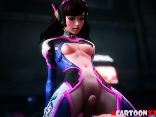 Big tits Overwatch sluts fucked deeply by massive cocks