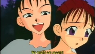 Cute hentai gets assfucked by shemale anime in the outdoor