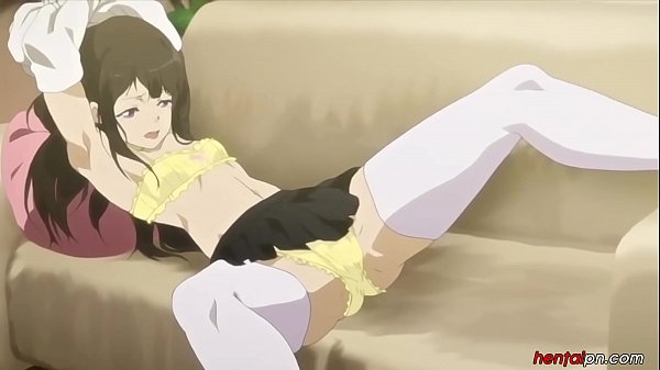 Cute Hentai schoolgirl craves his cock so much she rides him till he cums and begs for more