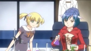 Fucking young anime girl with pink hair