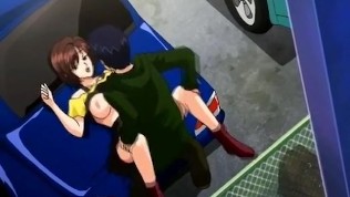 Hentai sex at the parking lot
