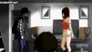 Hentai teenie drinking hot jizzload