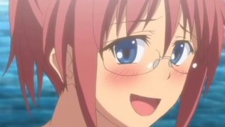 Huge hentai boobs covered with sperm