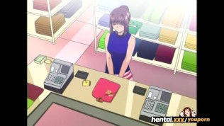 Master makes his Slave Cum in Public with a controlled Vibrator – Hentai.xxx