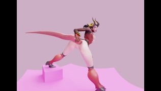 Overwatch Mercy Tentacle Anal 4K 60FPS VR Animation by Likkezg