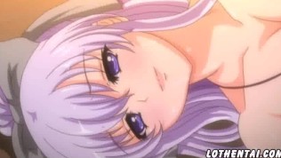 Pimp teaches hentai schoolgirls to be sluts