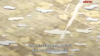 Pregnant teen fucked with massive tits | Hentai