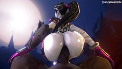 Widowmaker Insane Anal Ride BBC Version