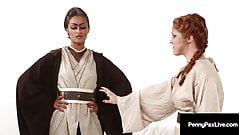 Juicy Jedis Penny Pax & Skin Diamond Play Mind Tricks & Cum!