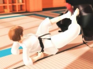 Karate anime anime girl sucks monsters big dick
