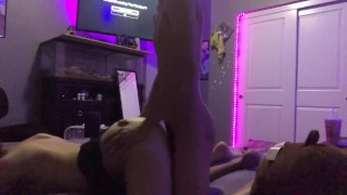 Lil Neko Girl Gets Pounded By Her Master – Doggy Style and Creampie –