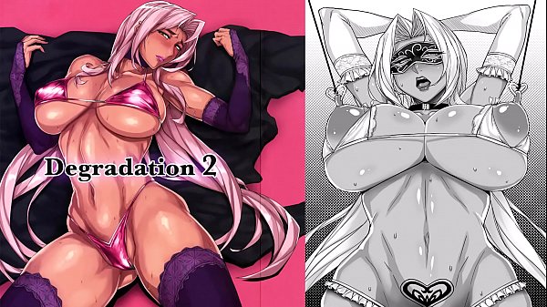 mydoujinshop ingrid strips for a room full of random horny men ~ degradation 2 makai hell kishi lilith black hentai comic