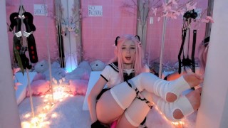 (not Belle Delphine) touching myself for Chaturbate livestream