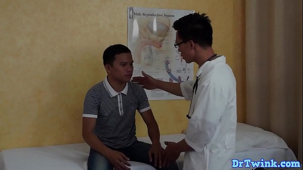 Asian twink rimming his gay patient
