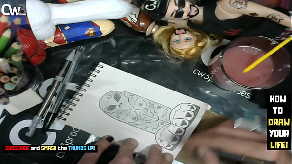 Dildo art business – It’s time to tracing sketch of the alien grey