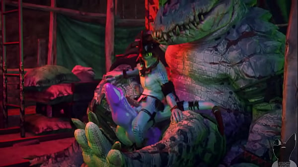 furry animation lizard gay sex fantasy kroxigor  part 2