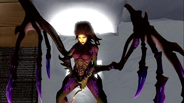 Kerri-prod – Kerrigan and the alien chestbuster.