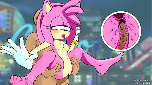 Amy Rose gets a big dick