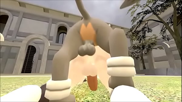 animation houndoom feral pokemon sex furry gay rabbit