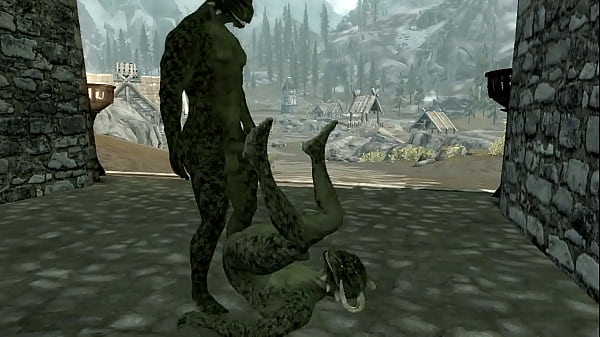 Argonian gay sex (Skyrim)
