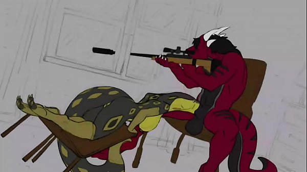 Horny Sniper Dragon Gets His Cock Sucked By A Sexy Snake