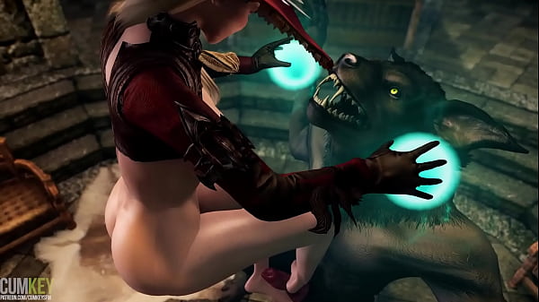 Mage Slut mates with a Werewolf | Big Cock Monster | 3D Porn Cartoon