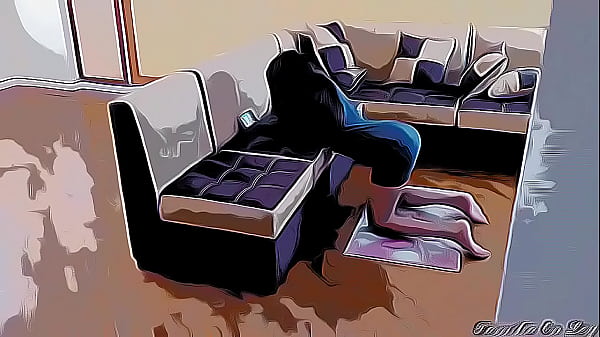 Mi Cuñada se pone a ver porno en la Sala cuando mi Novia no esta en Casa para que yo la Folle Bien Rico Cartoon Hentai