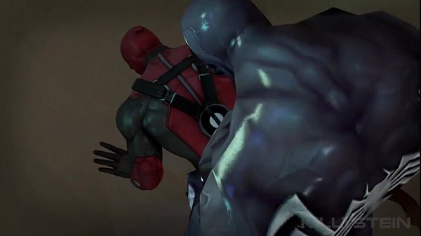 Nightwing deepthroats Deadpool