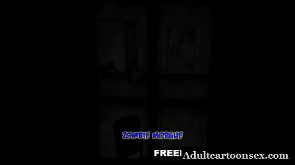 Sexy 3D cartoon bonde babe fucked by a zombie