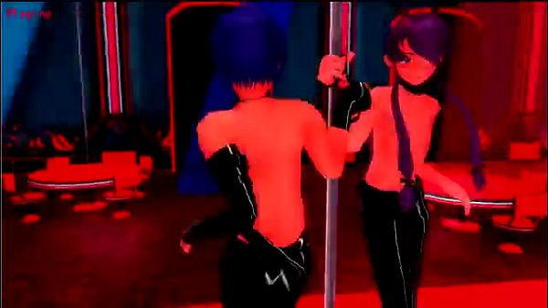(MMD GAY)  Kaito and Gakupo hot pole dance
