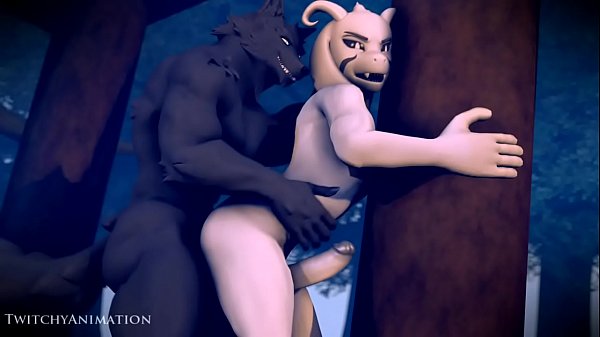 Asriel Dreemurr gets his dream by getting big fat cocks up is ass