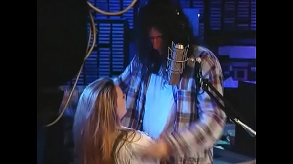 Chubby, blonde, 24 year old girl rubs against Howard Stern