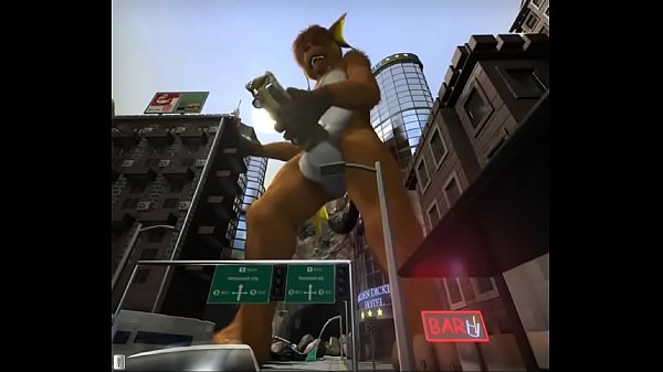 Furry 3d jacking off