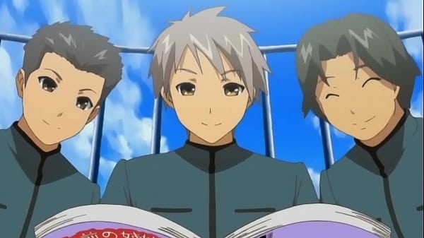 Maid-lover gets caught reading ecchi porn atschool by his childhood friend and neighbor