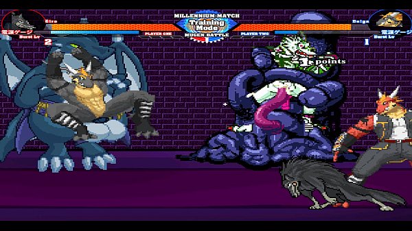 Mugen Delga Fucked By Wolves