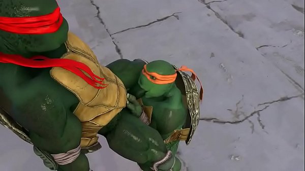 Tmnt Mikey sucks his brother Raph’s fat cock no sound version