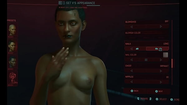 Cyberpunk Character Customization Genital Options