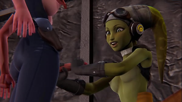 Futa Mara Jade on Female Twilek Hera Syndulla – Star Wars Inspired 3D Porn