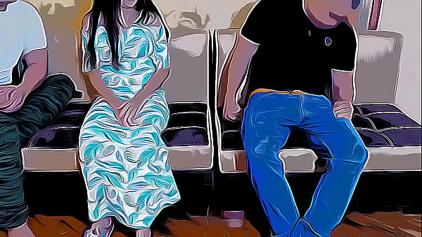 Mi Cuñado Tiene la Polla Mas Grande que la de mi Marido me Folla al lado mientras mi Marido Cornudo Esta Descansando Ntr Cartoon Hentai