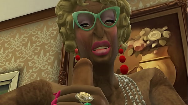 GRANNY TREAT 1 – Posh Grannies Sucking Young Cocks – Sims 4