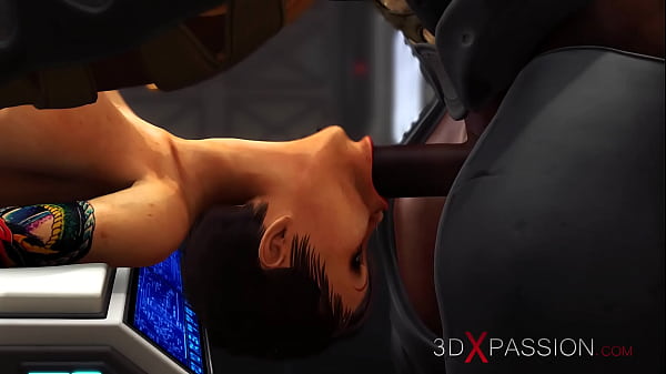 Sci-fi hardcore and a sexy cuffed hottie in the lab