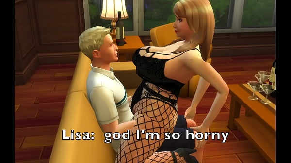 Sims 4:  Sex-Starved Insatiable Milf Fucks Husband’s Friend While He’s Away on a Business Trip