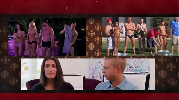 Big titted brunette swinger offering her features for examination