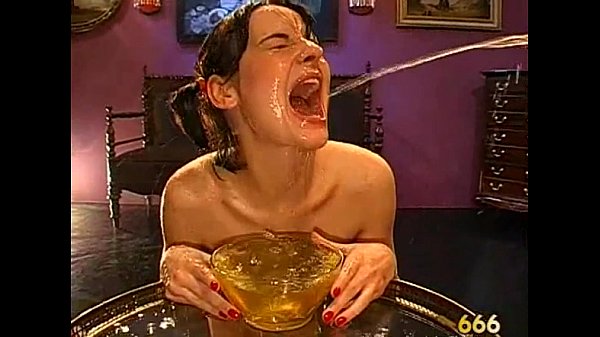 Loads of face pissing for wild cutie